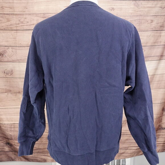 VINTAGE CHAMPION REVERSE WEAVE FADED BLUE CREW NECK SWEATSHIRT SZ L 00s - Picture 6 of 8